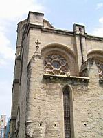 Carcassonne - Cathedrale Saint-Michel, Cote sud (2)